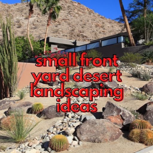small front yard desert landscaping ideas