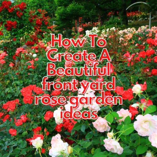 How To Create A Beautiful front yard rose garden ideas