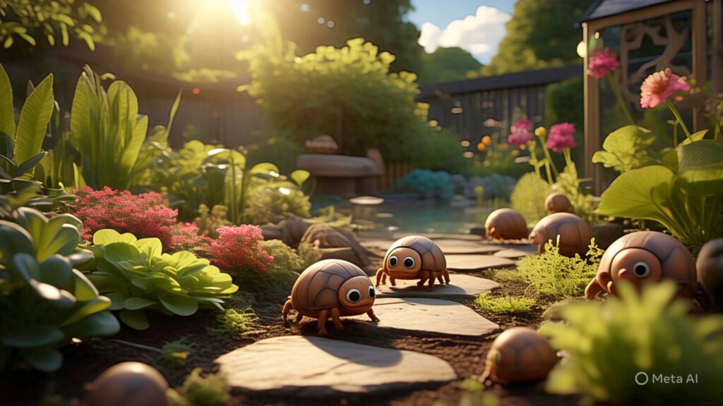 are rollie pollies good for gardens